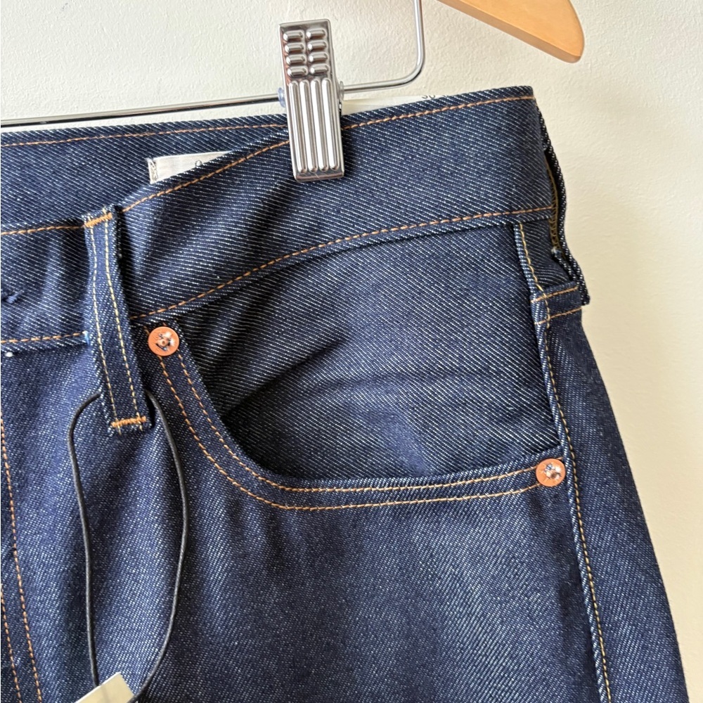 NWT Levis's 501® Selvedge Dark Wash Jeans - Picture 7 of 15